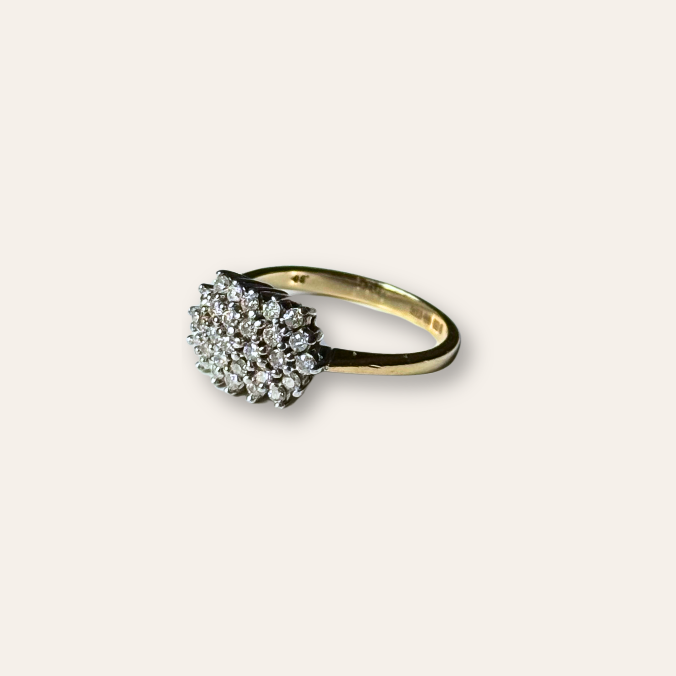 Diamant Cluster Ring