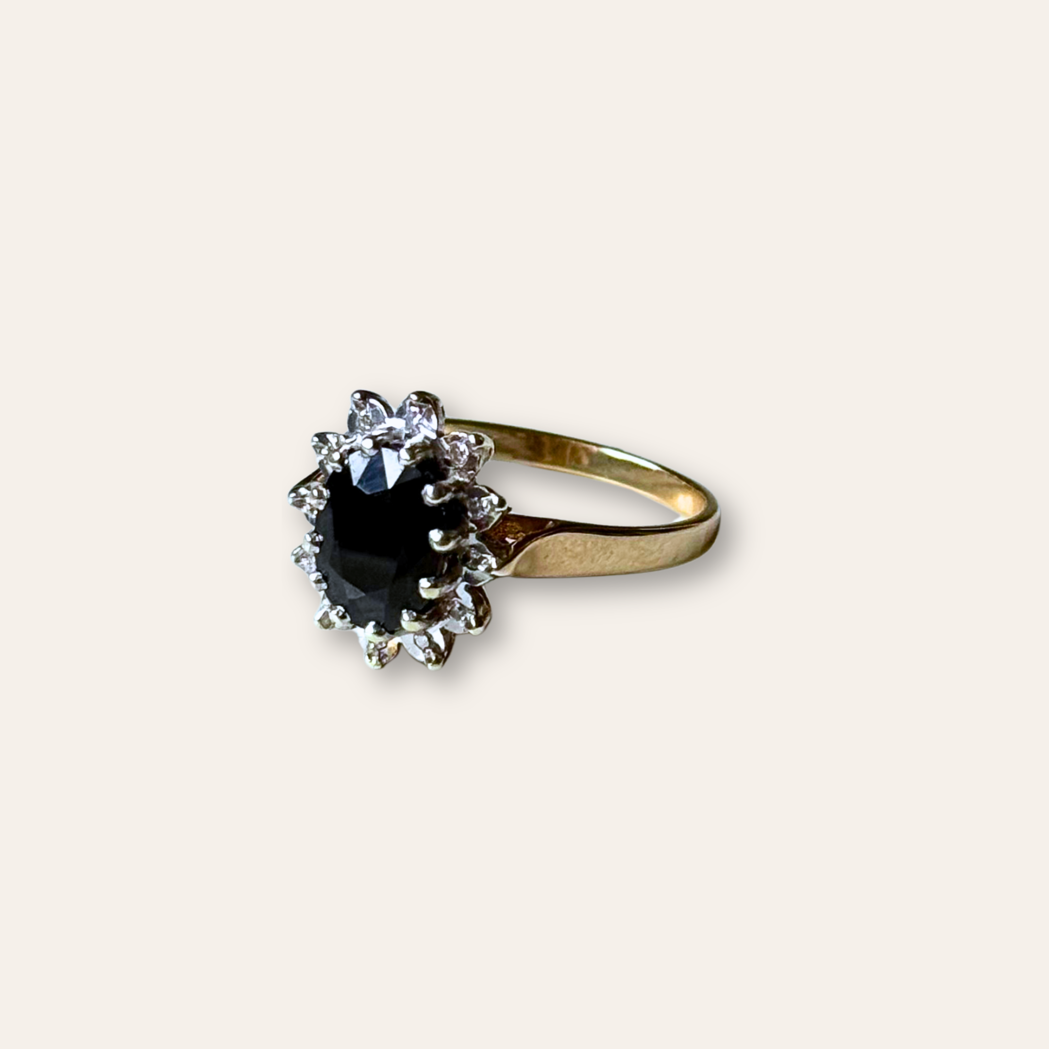 Saffier & Diamant Entourage Ring