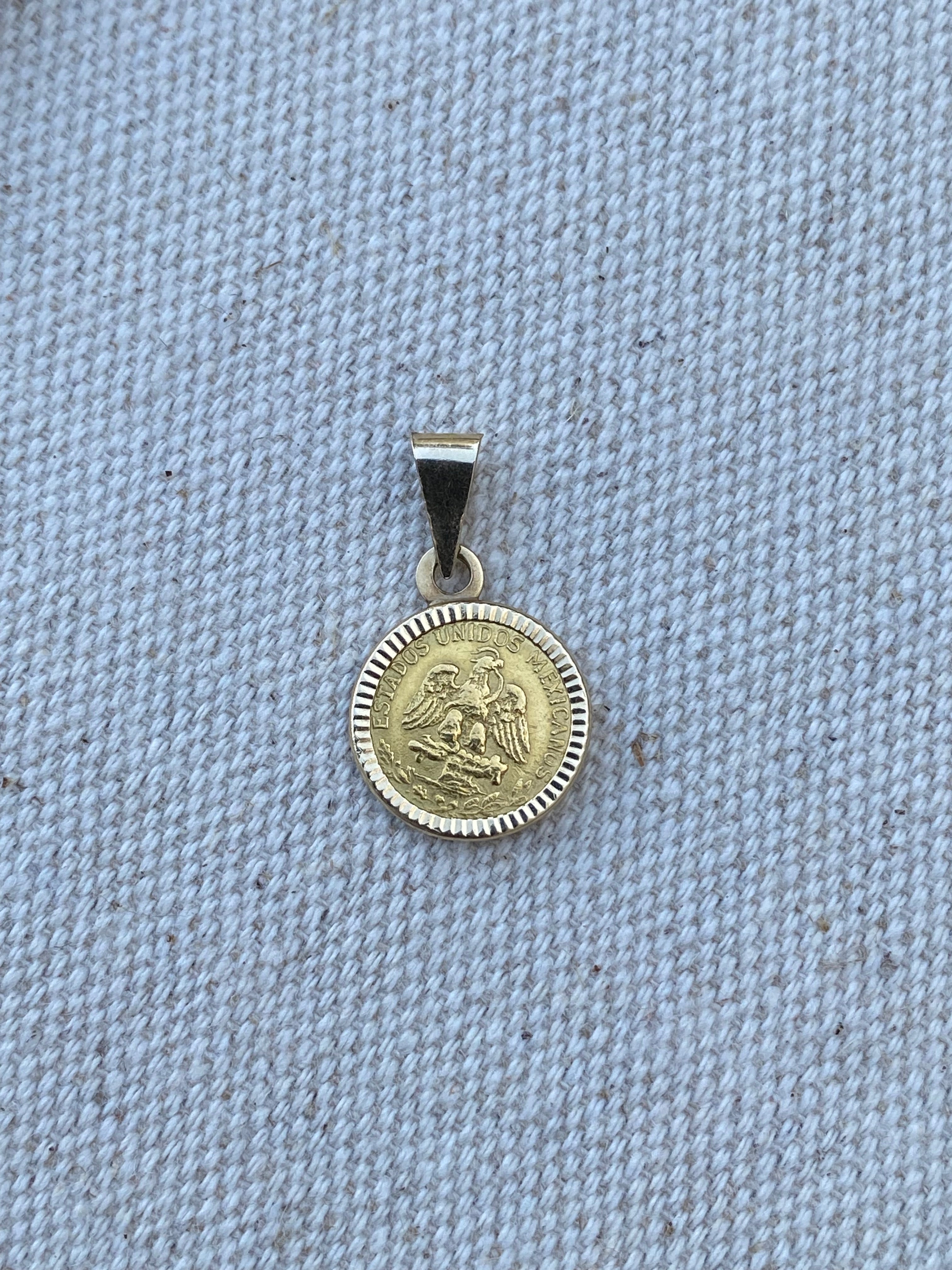 Dos Pesos | 14k Munt Bedel