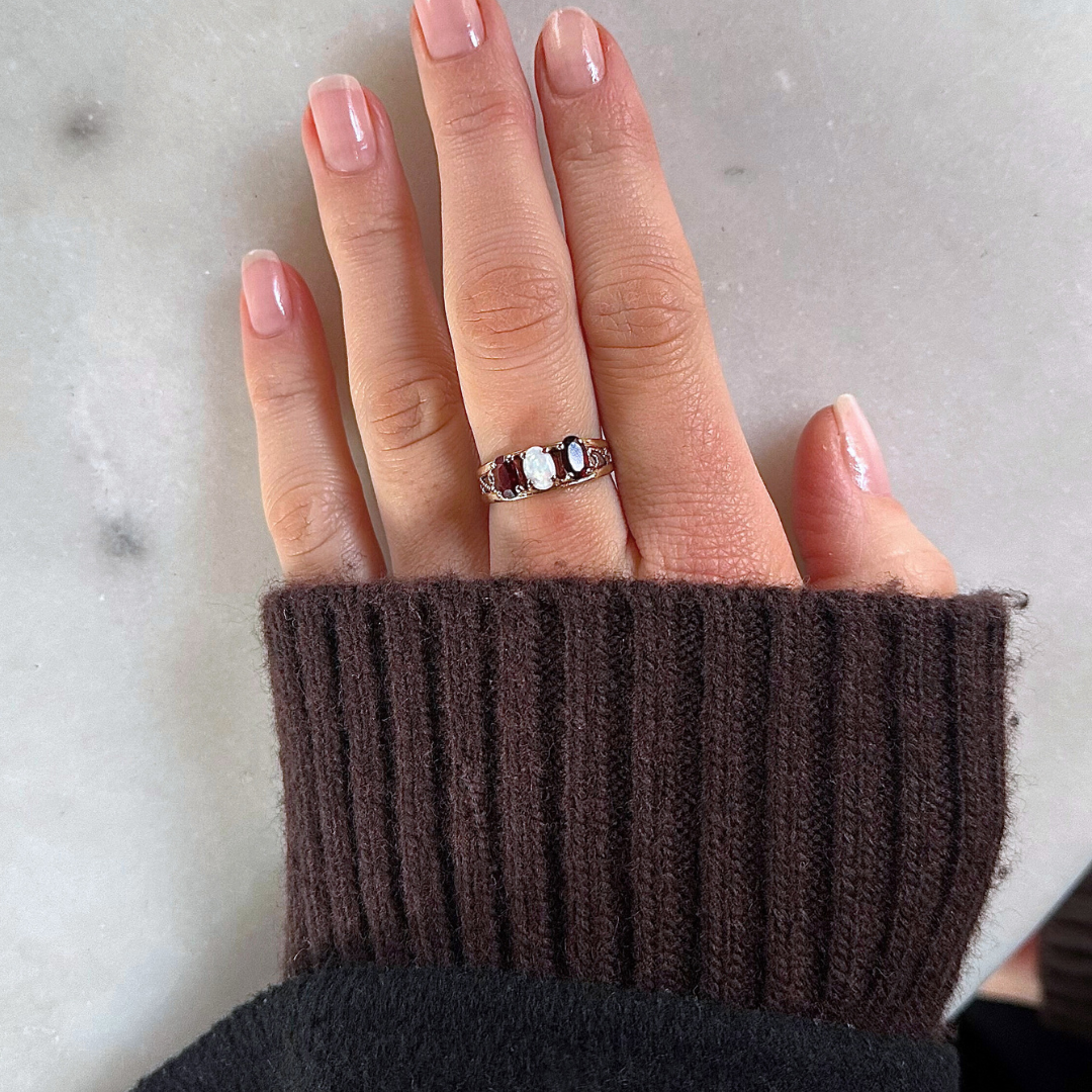 Jill | Granaat & Opaal Ring