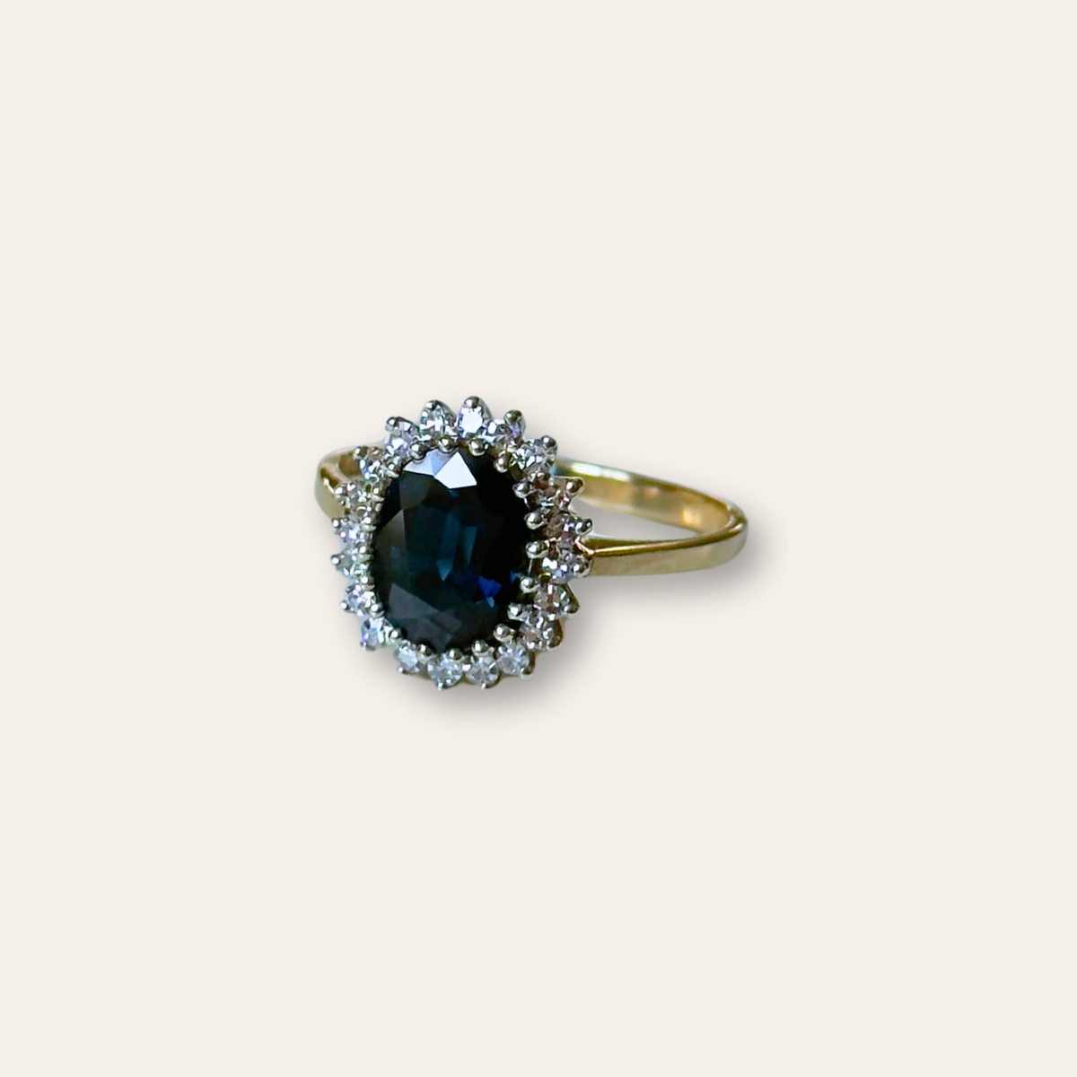Saffier & Diamant Entourage Ring