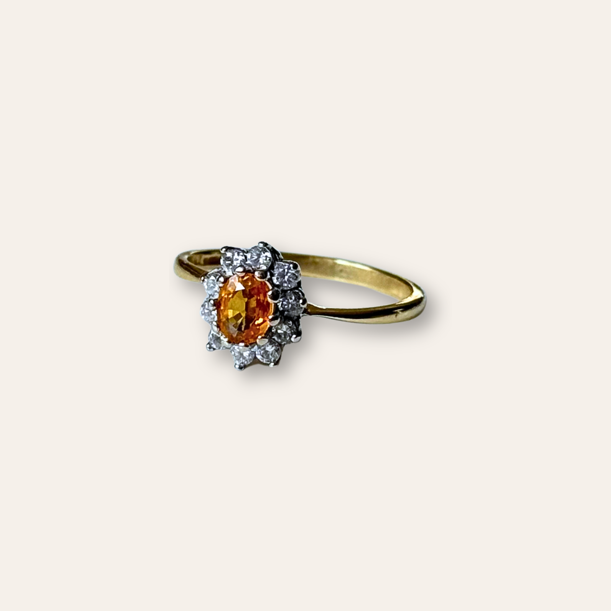Saffier & Diamant Entourage Ring 18k