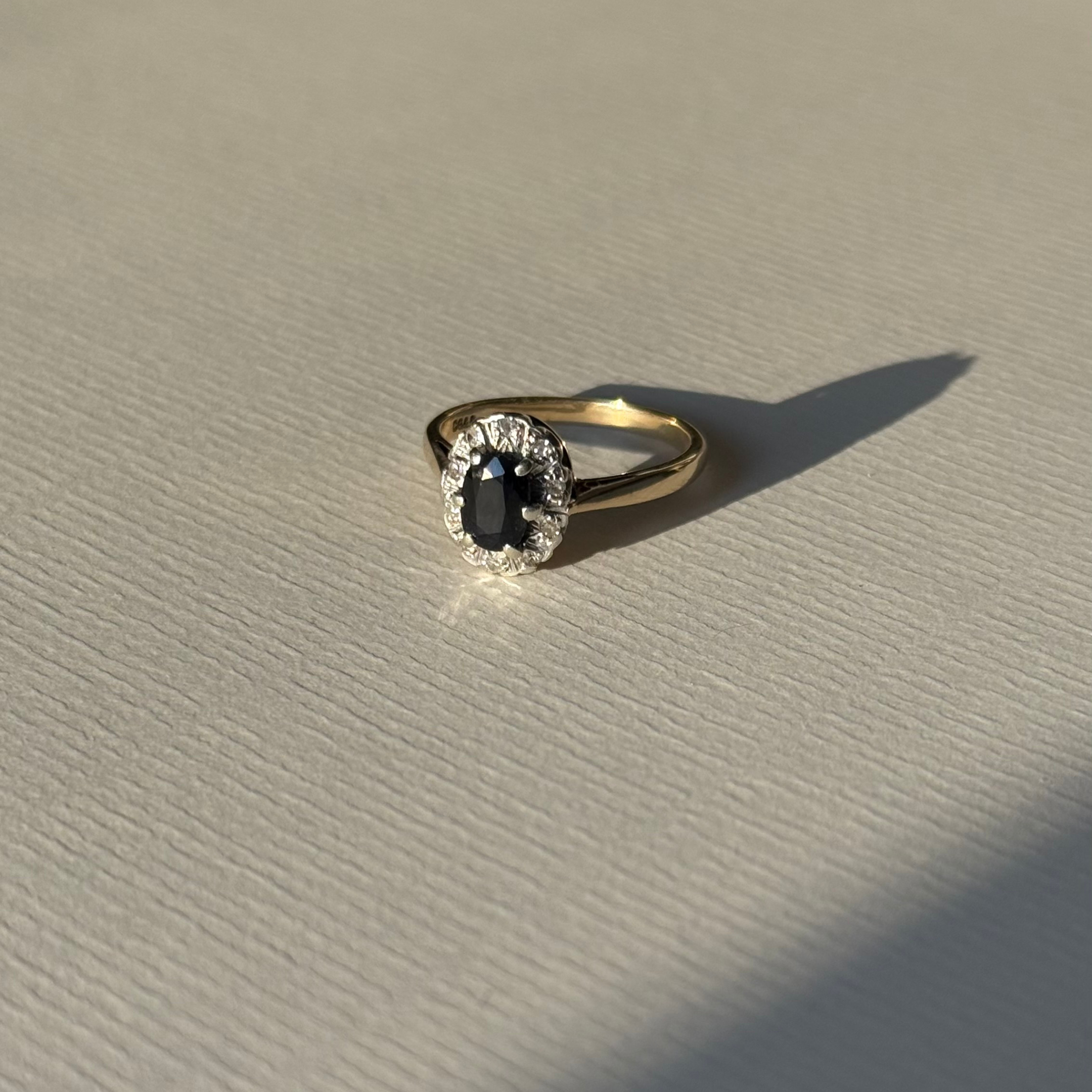 Saffier & Diamant Entourage Ring