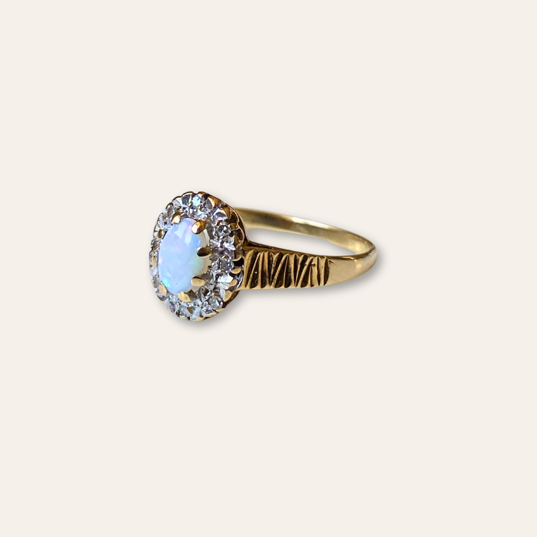 Spring | Opaal & Diamant Ring