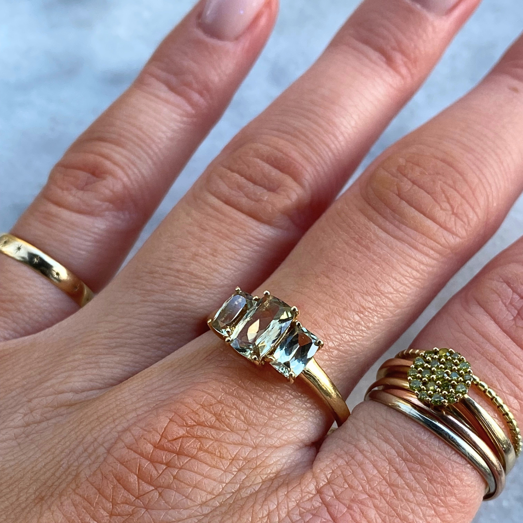 Alix | Gele Diamant Ring