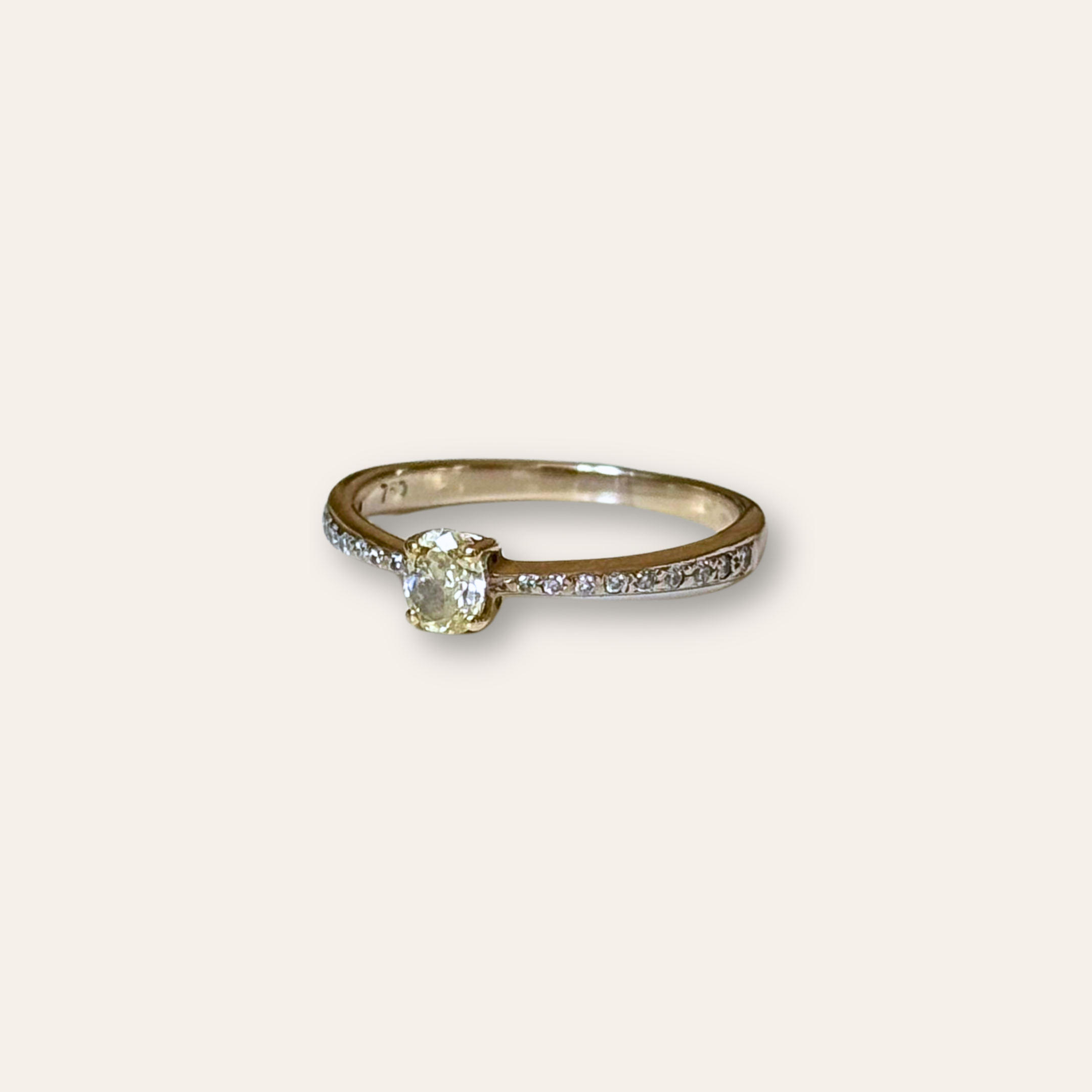 Diamant Pave Ring 18k