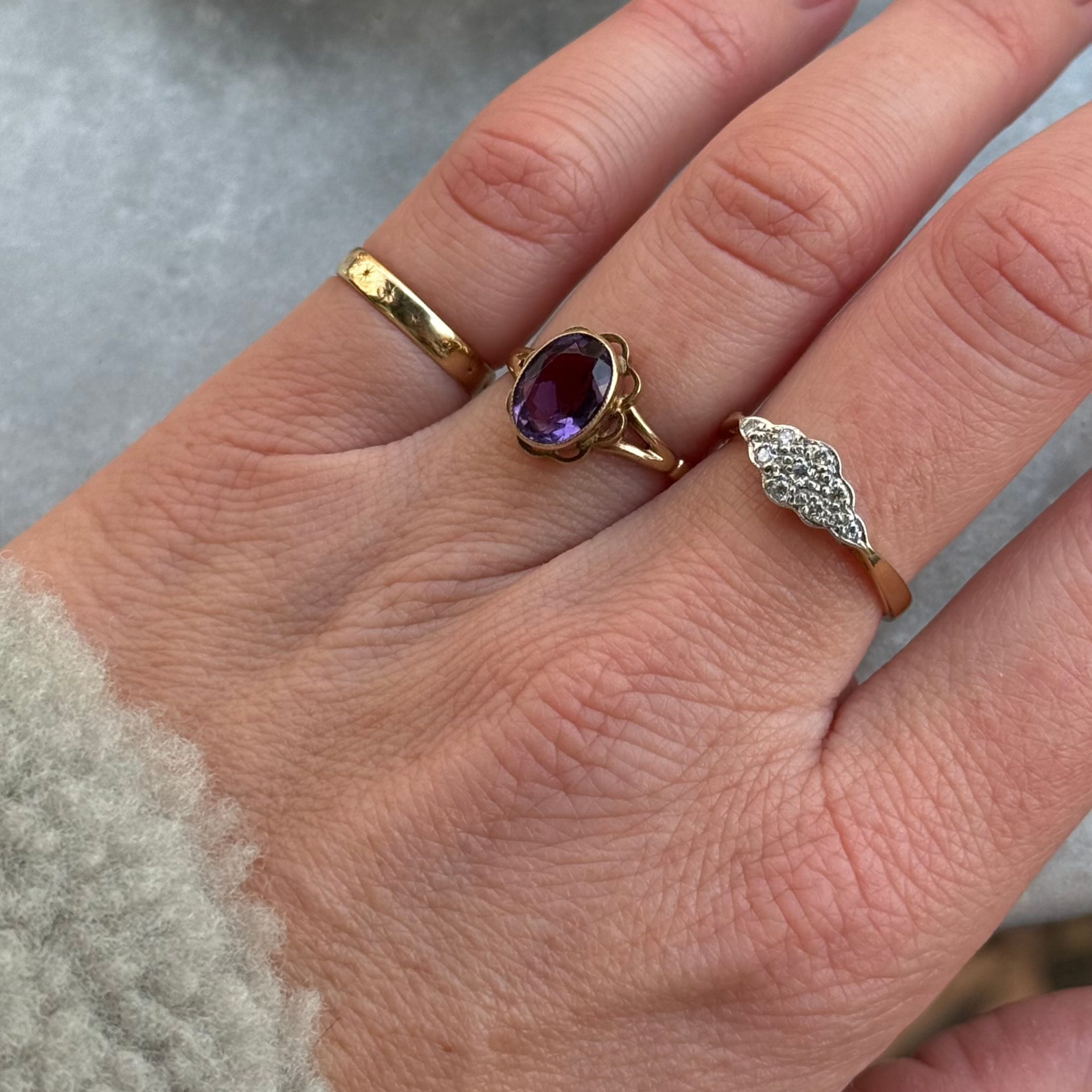 Diamant Cluster Ruit Ring