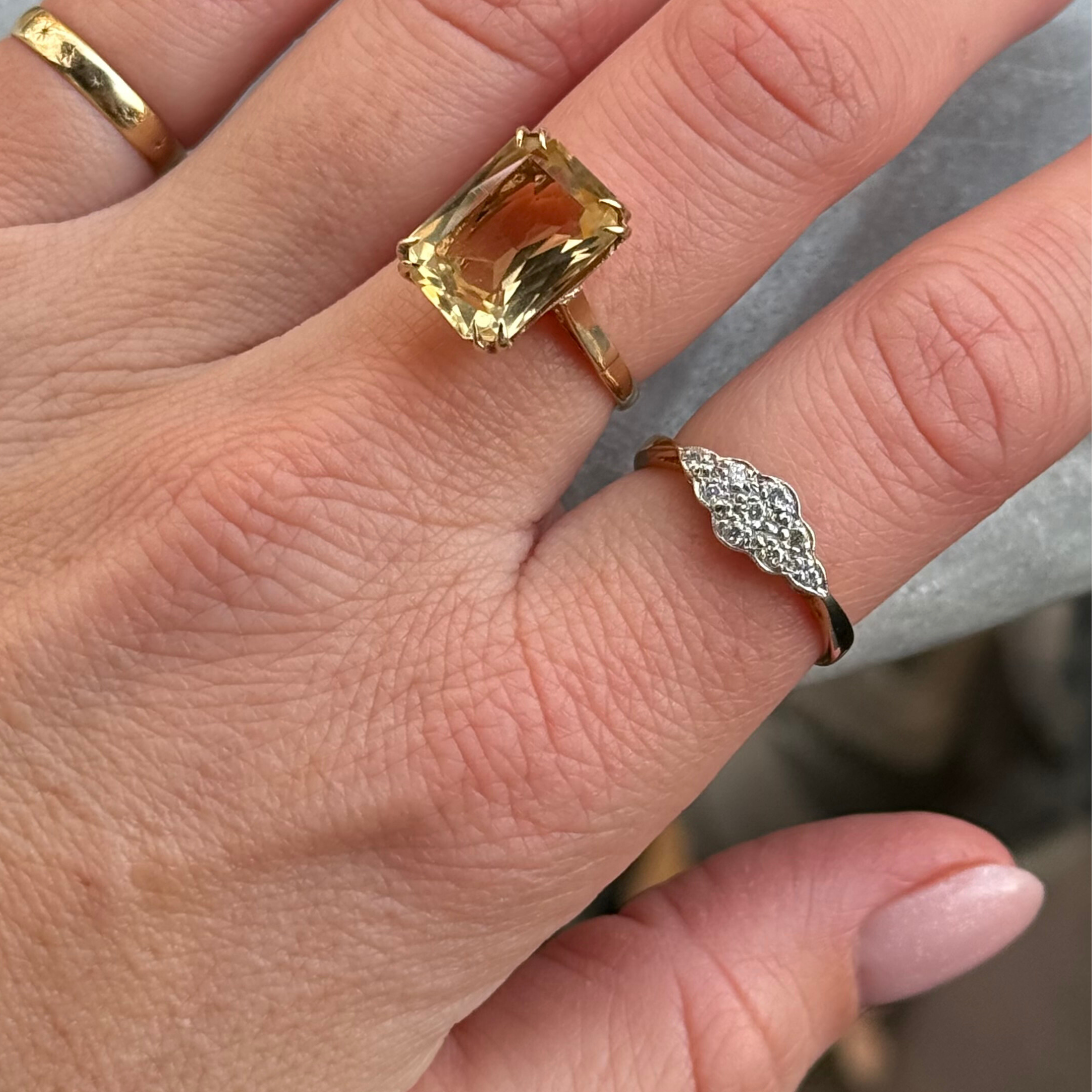 Citrien Cocktail Ring