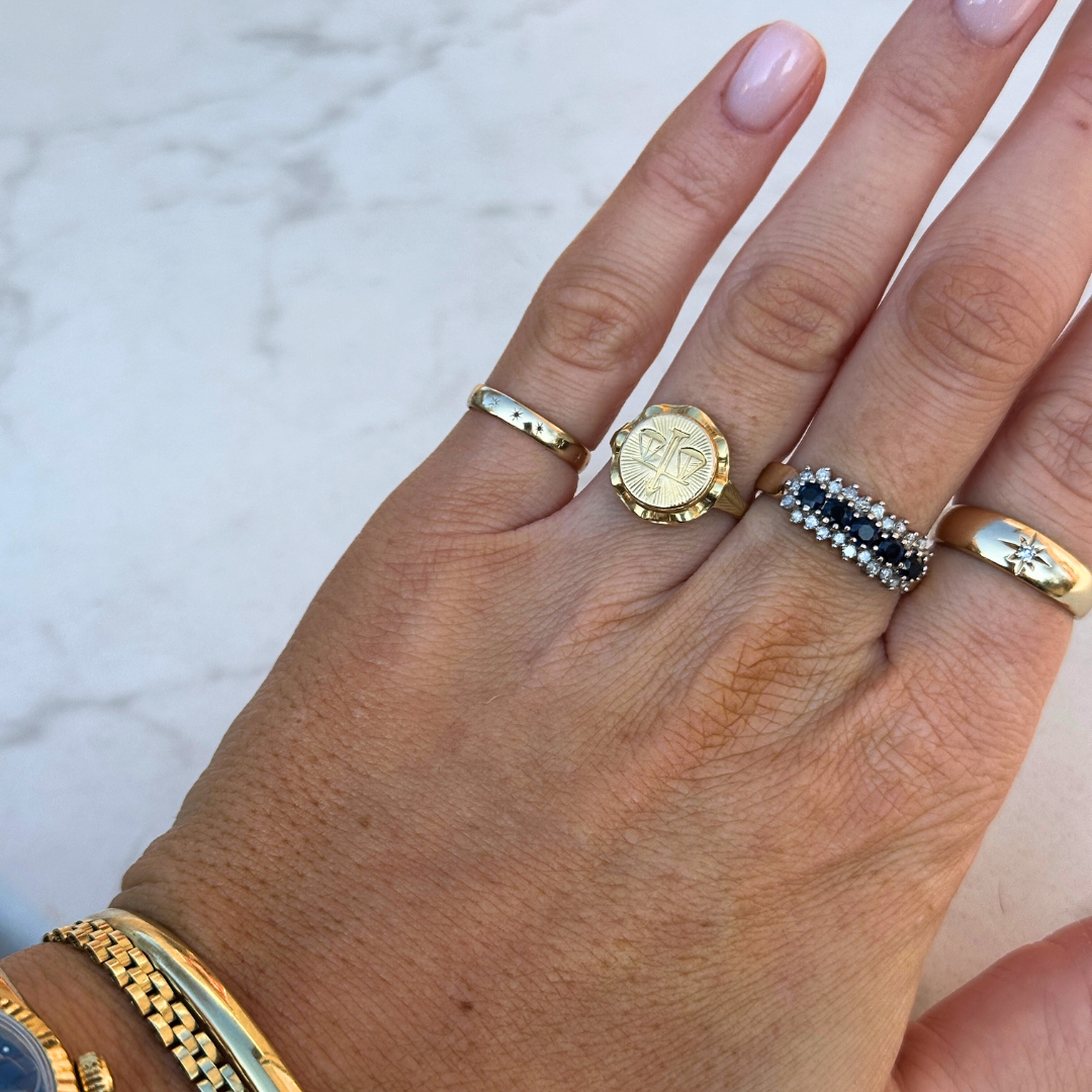 Jules | 14k Munt Ring