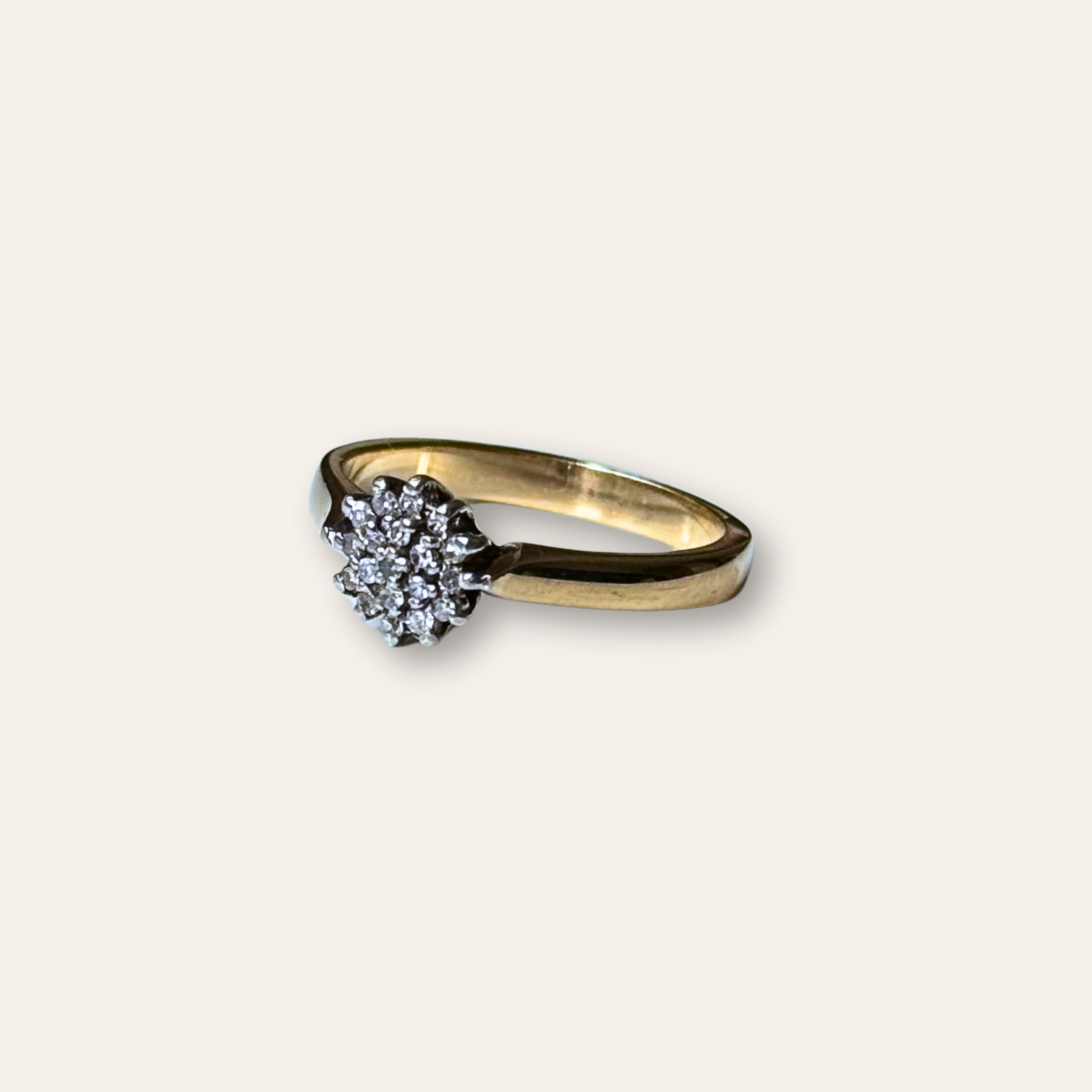 Diamant Cluster Ring