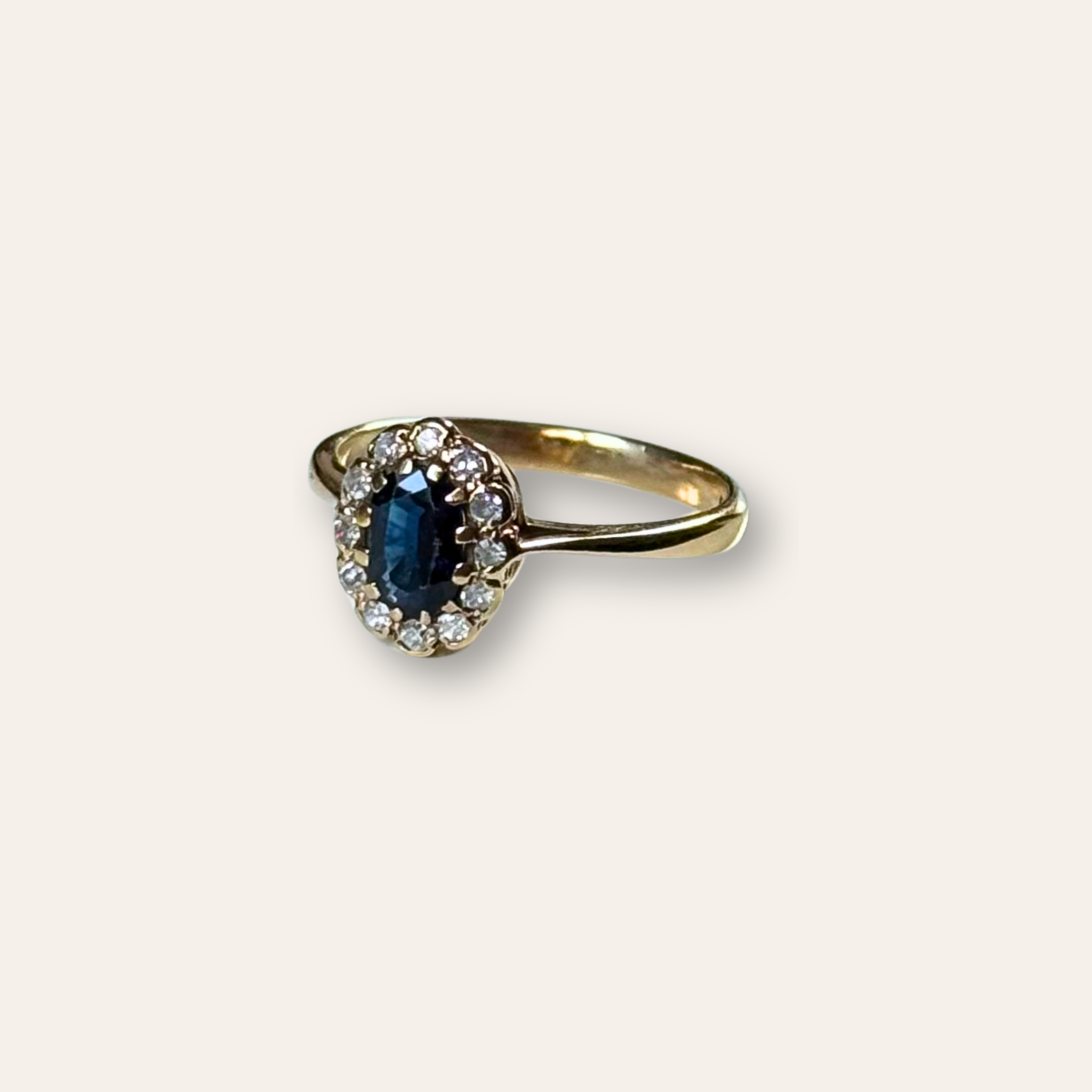 Saffier & Diamant Entourage Ring