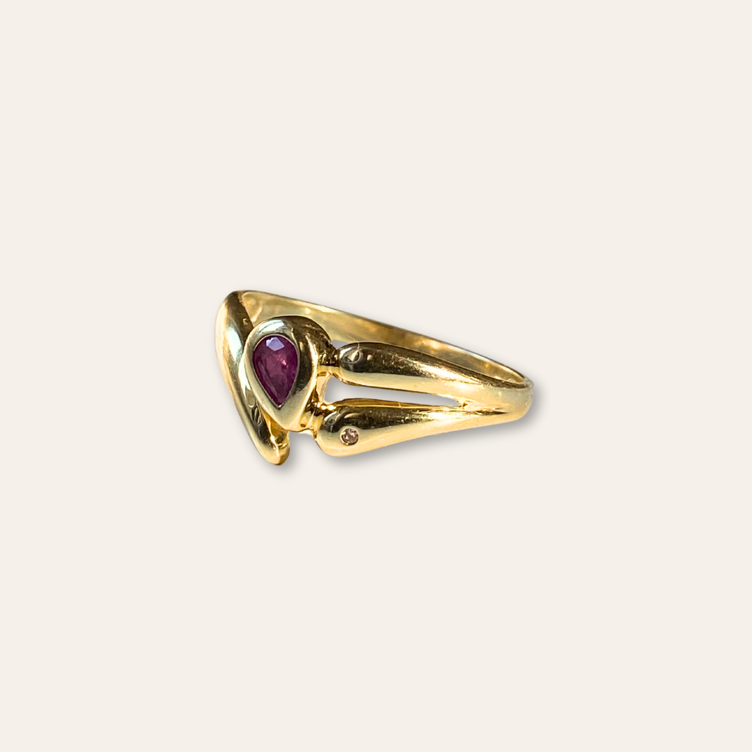 Marley | Robijn & Diamant Ring