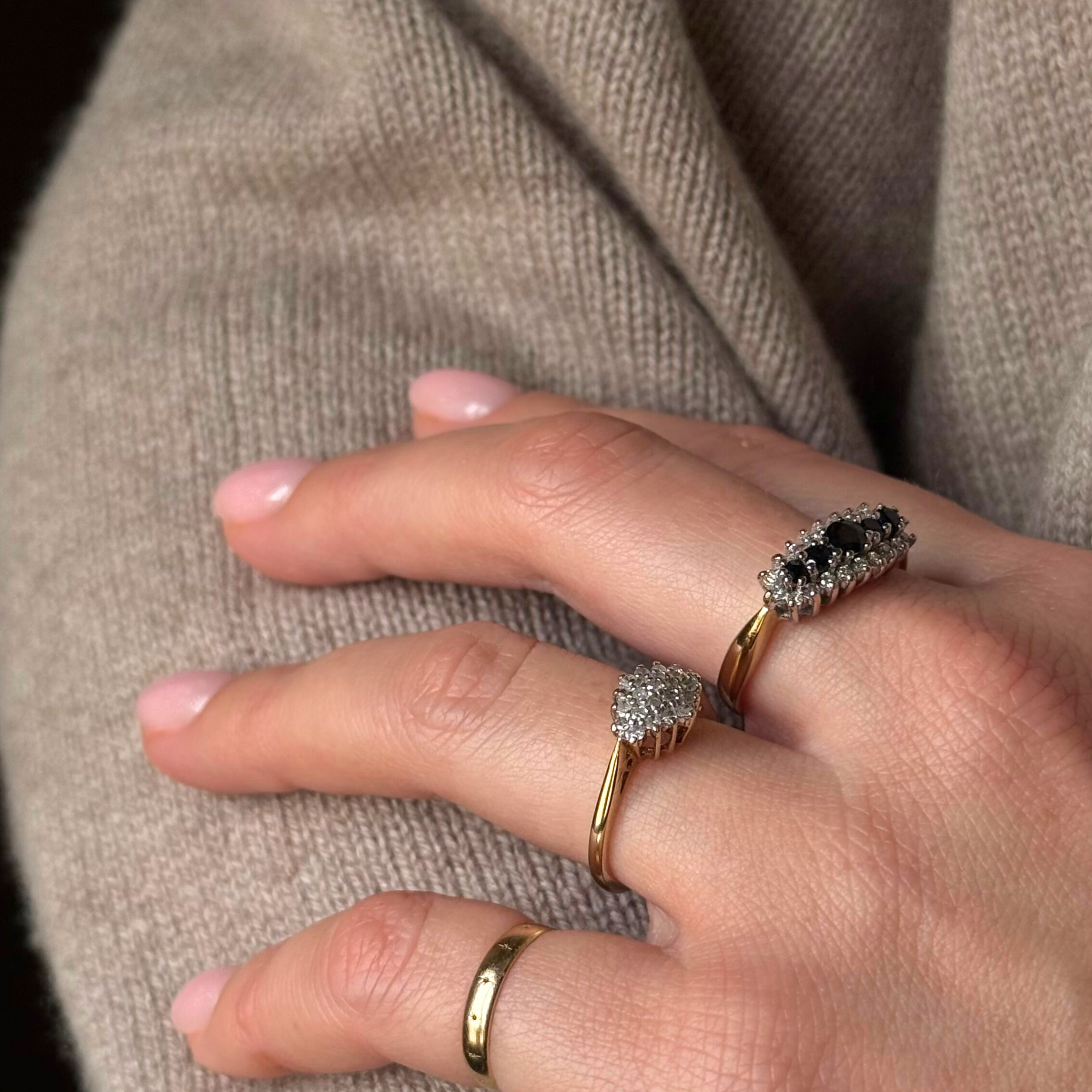 Diamant Cluster Ruit Ring