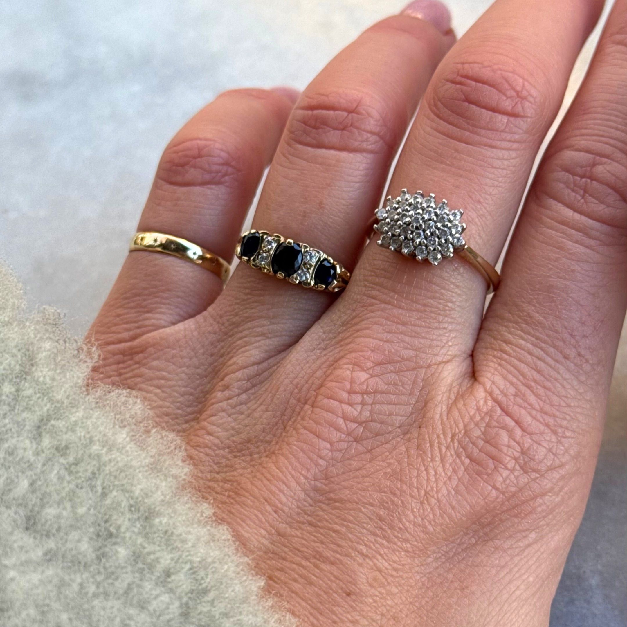 Diamant Cluster Ring