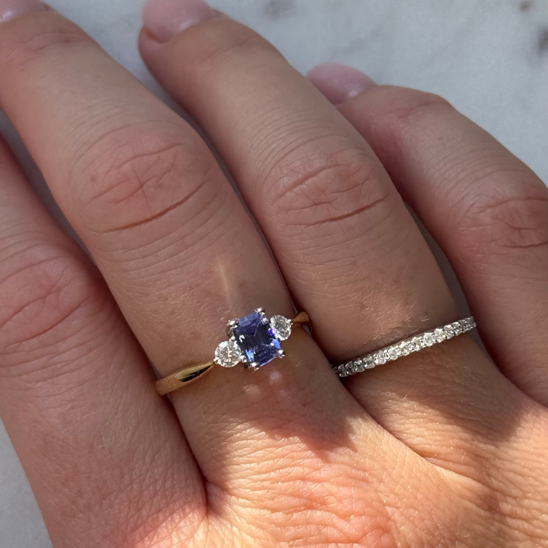 Fiora | 18k Tanzaniet & Diamant Ring