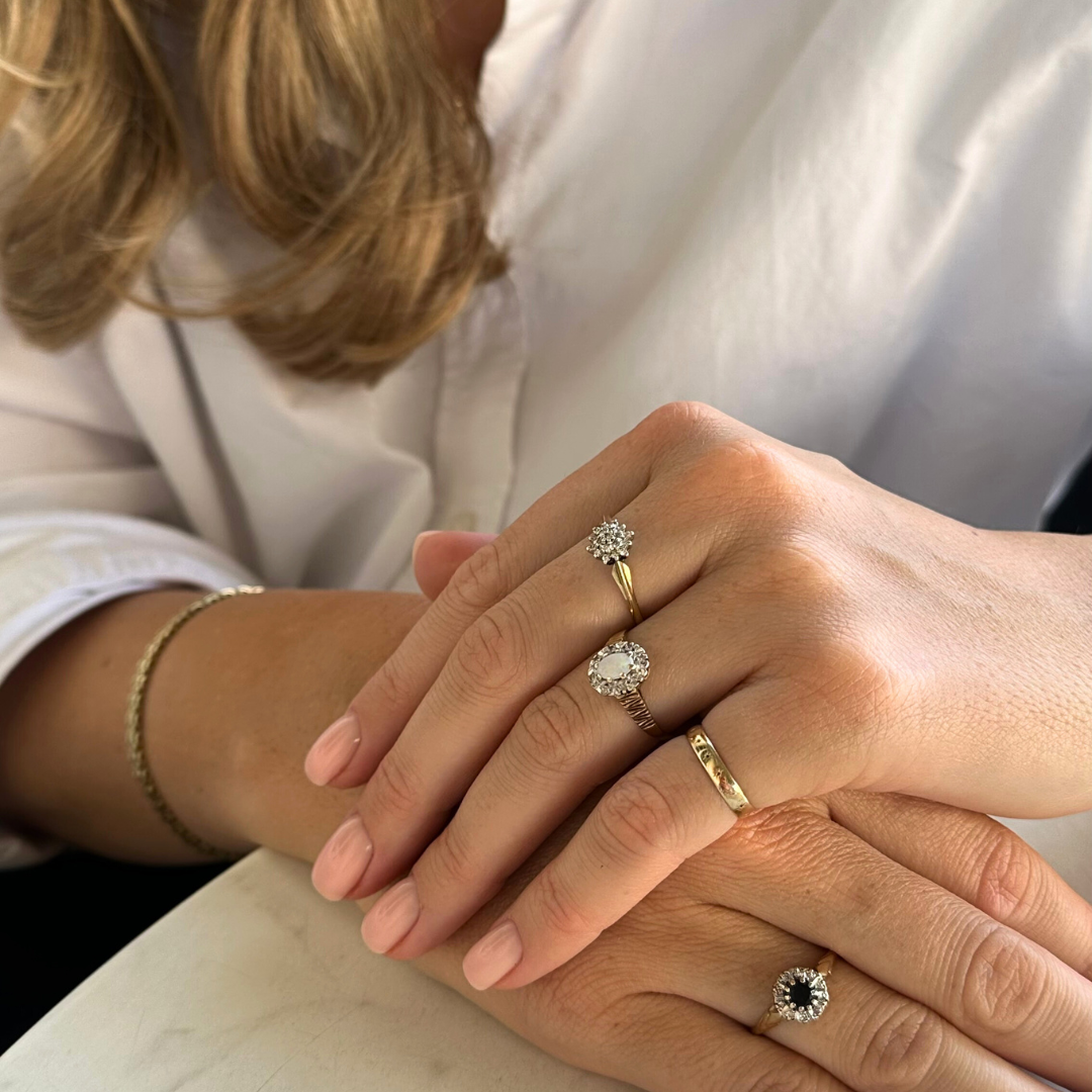 Stella | Saffier & Diamant Ring