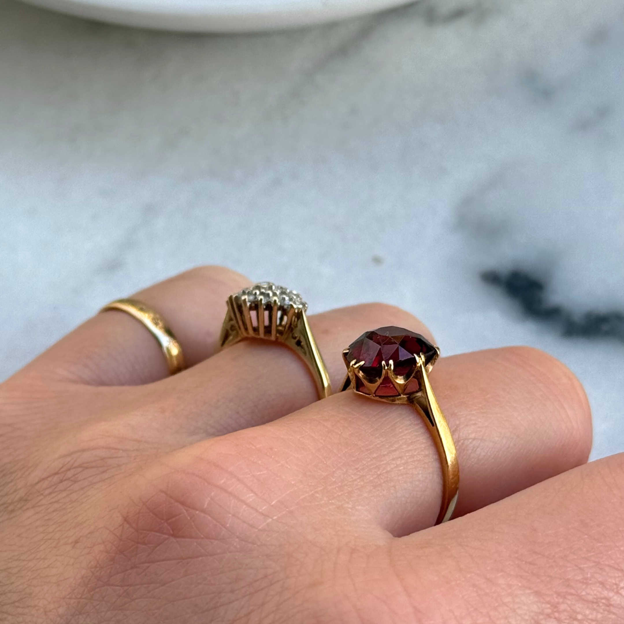 Diamant Cluster Ruit Ring