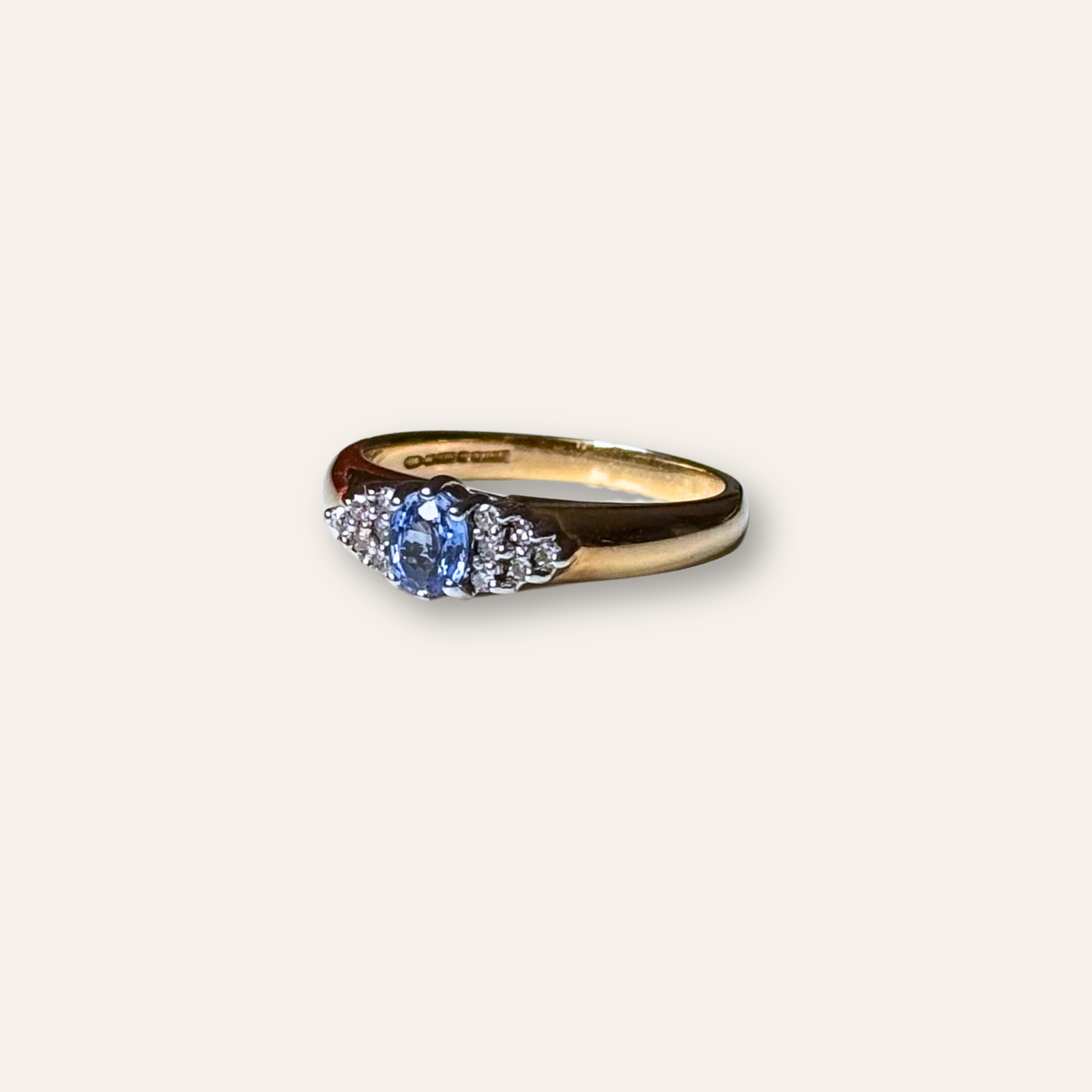 Saffier & Diamant Entourage Ring