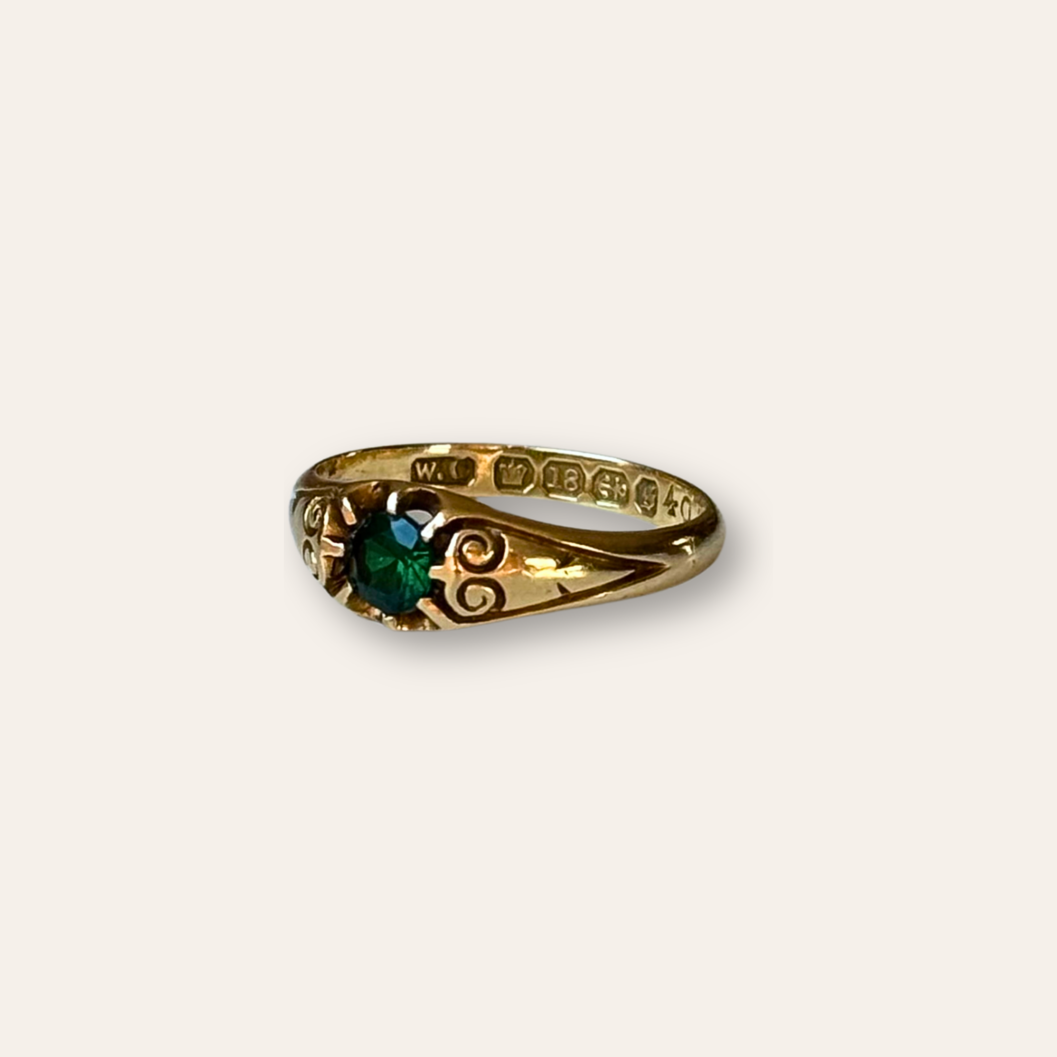 Toermalijn Ring 18k