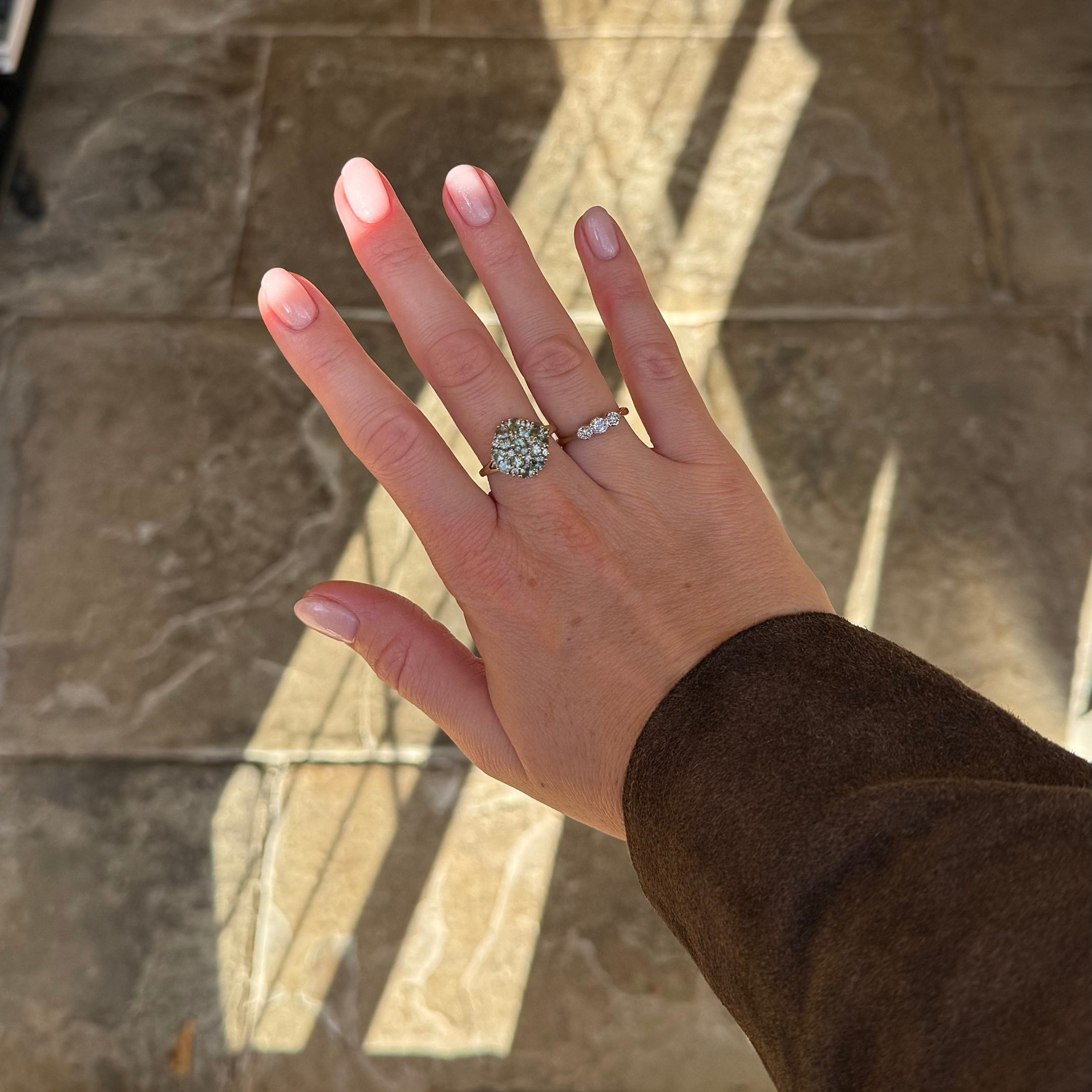 Diamant Trilogie Ring 18k