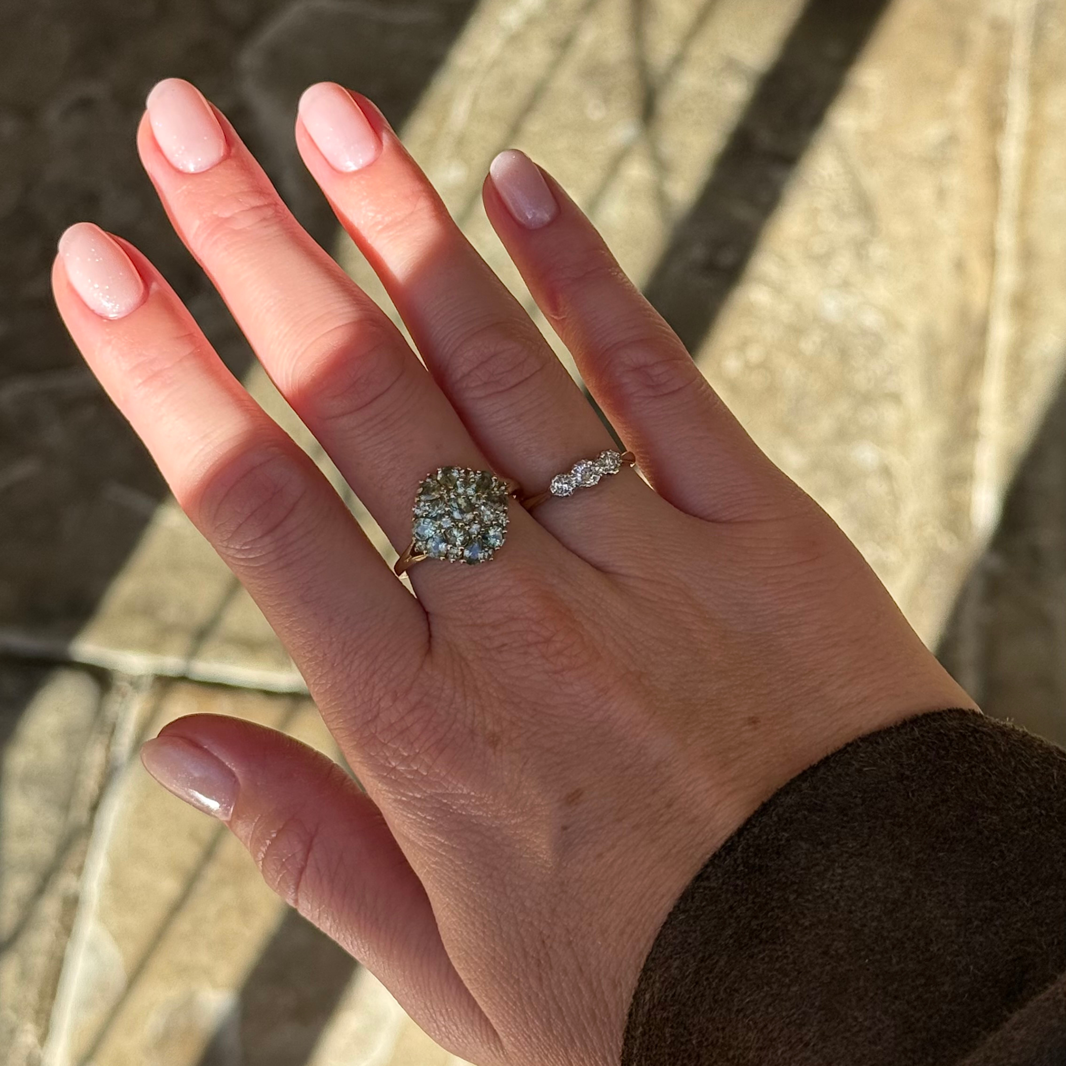 Diamant Trilogie Ring 18k